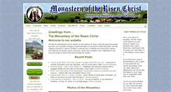 Desktop Screenshot of monasteryrisenchrist.com