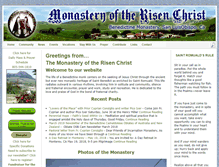 Tablet Screenshot of monasteryrisenchrist.com